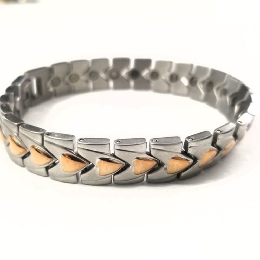 Stainless steel magnetic bracelet‎ 8.5 inches